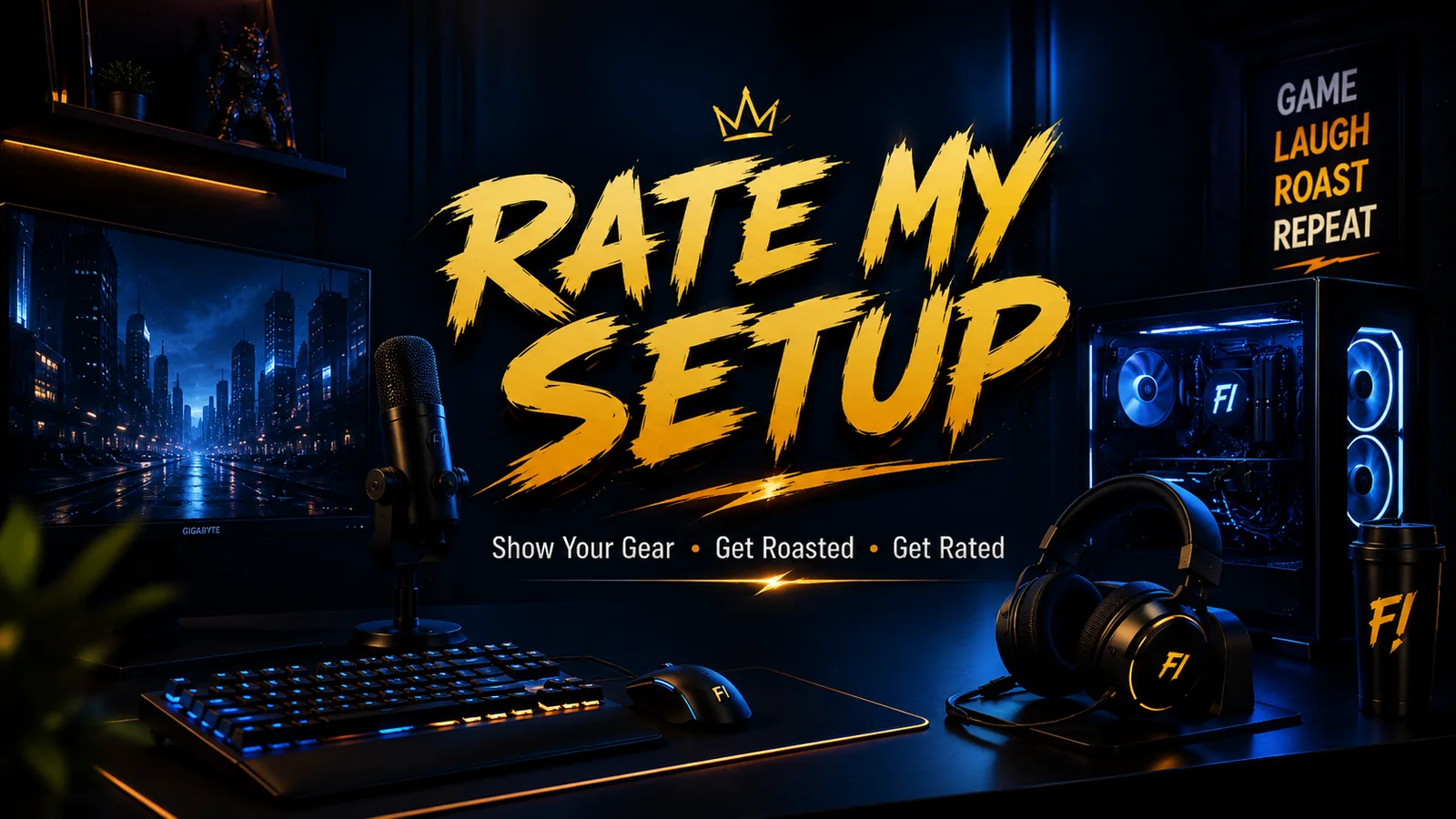 Rate My Setup website section