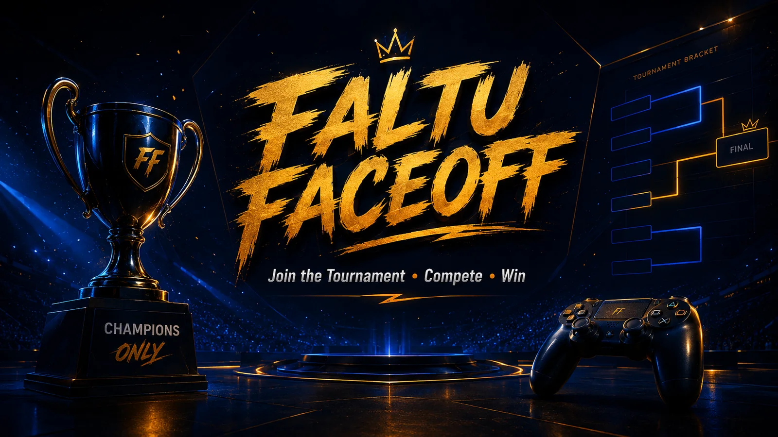 FALTU FACEOFF tournament banner
